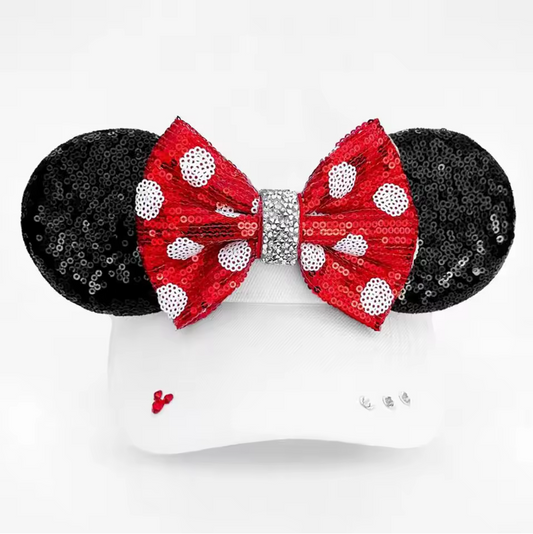 Classic Red Polka Dot Mouse Ear Headband – Adult - Ambrie
