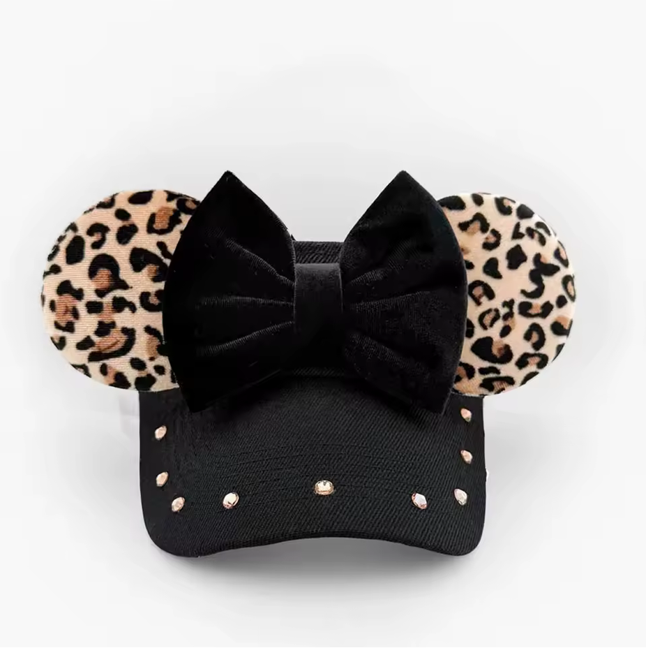 Leopard Print Mouse Ear Headband – Adult