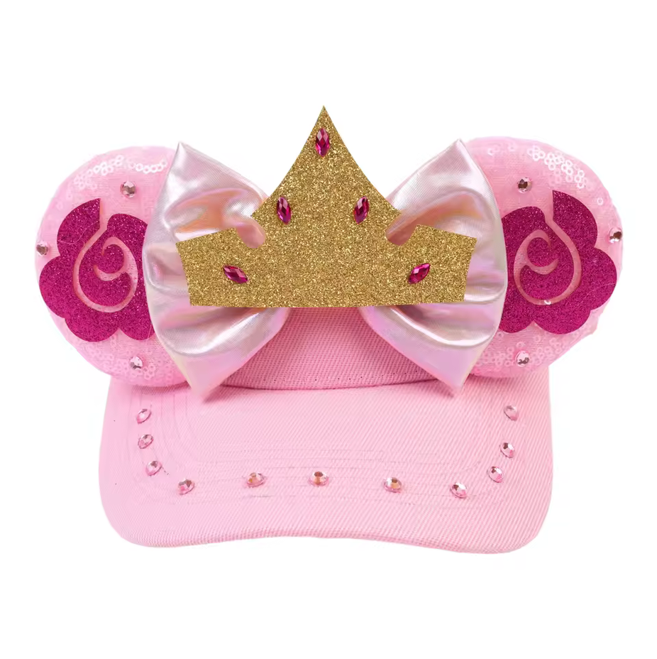 Pink Princess Mouse Ear Headband – Adult