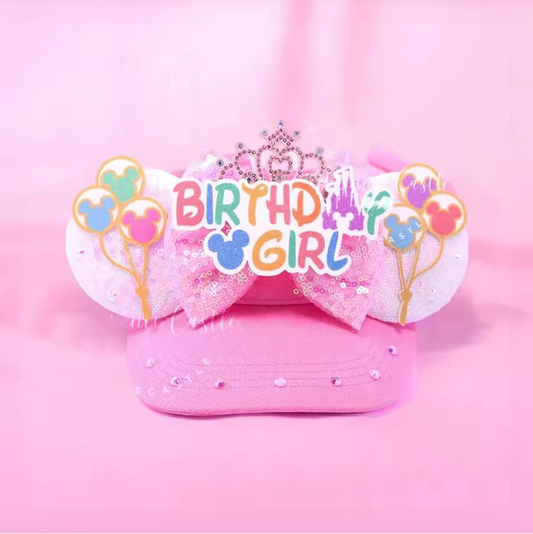 Birthday Girl Mouse Ear Headband – Adult - Ambrie