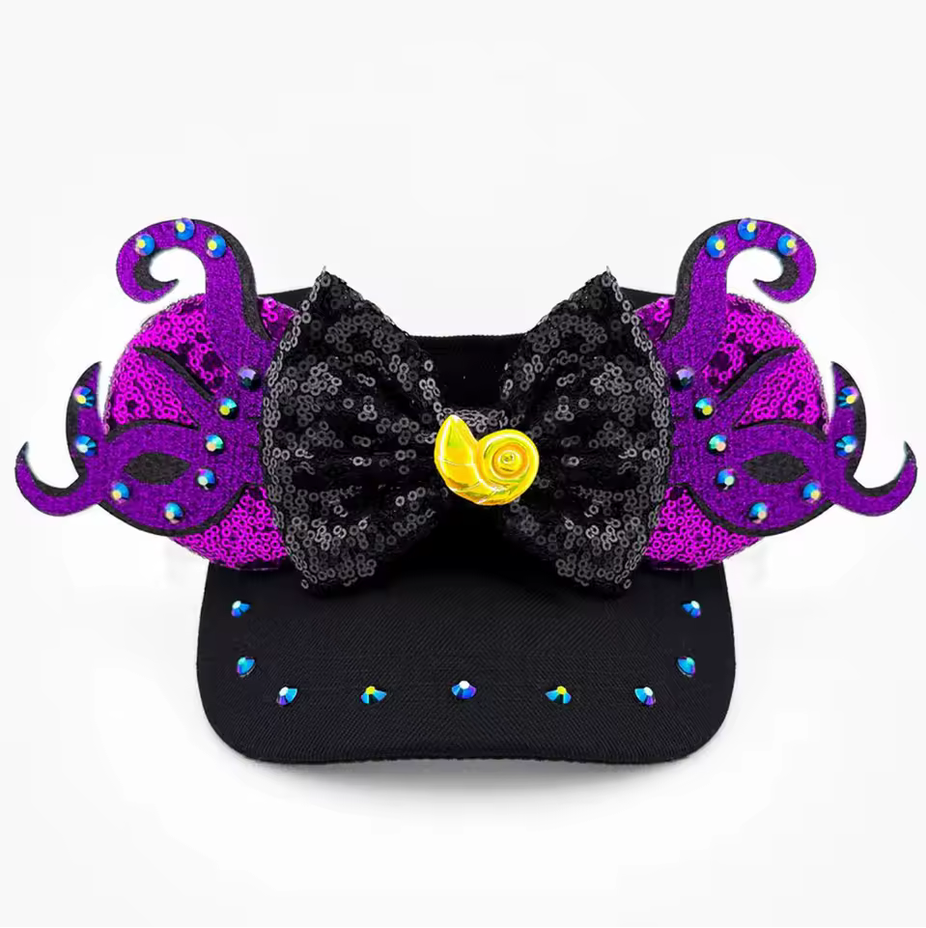 Ursula Purple Mouse Ear Headband – Adult