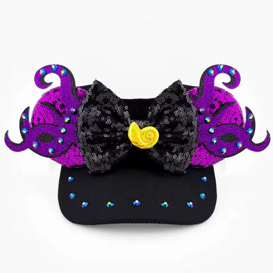 Ursula Purple Mouse Ear Headband – Adult - Ambrie