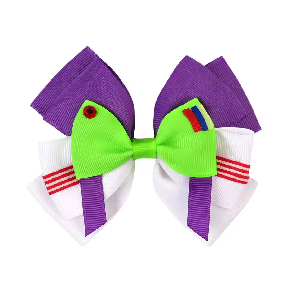 Buzz Lightyear Toy Story Bow Hair Clip