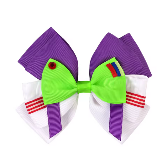 Buzz Lightyear Toy Story Bow Hair Clip