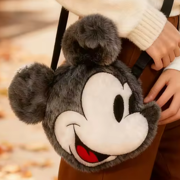 Disney Mickey Mouse Plush Crossbody Bag