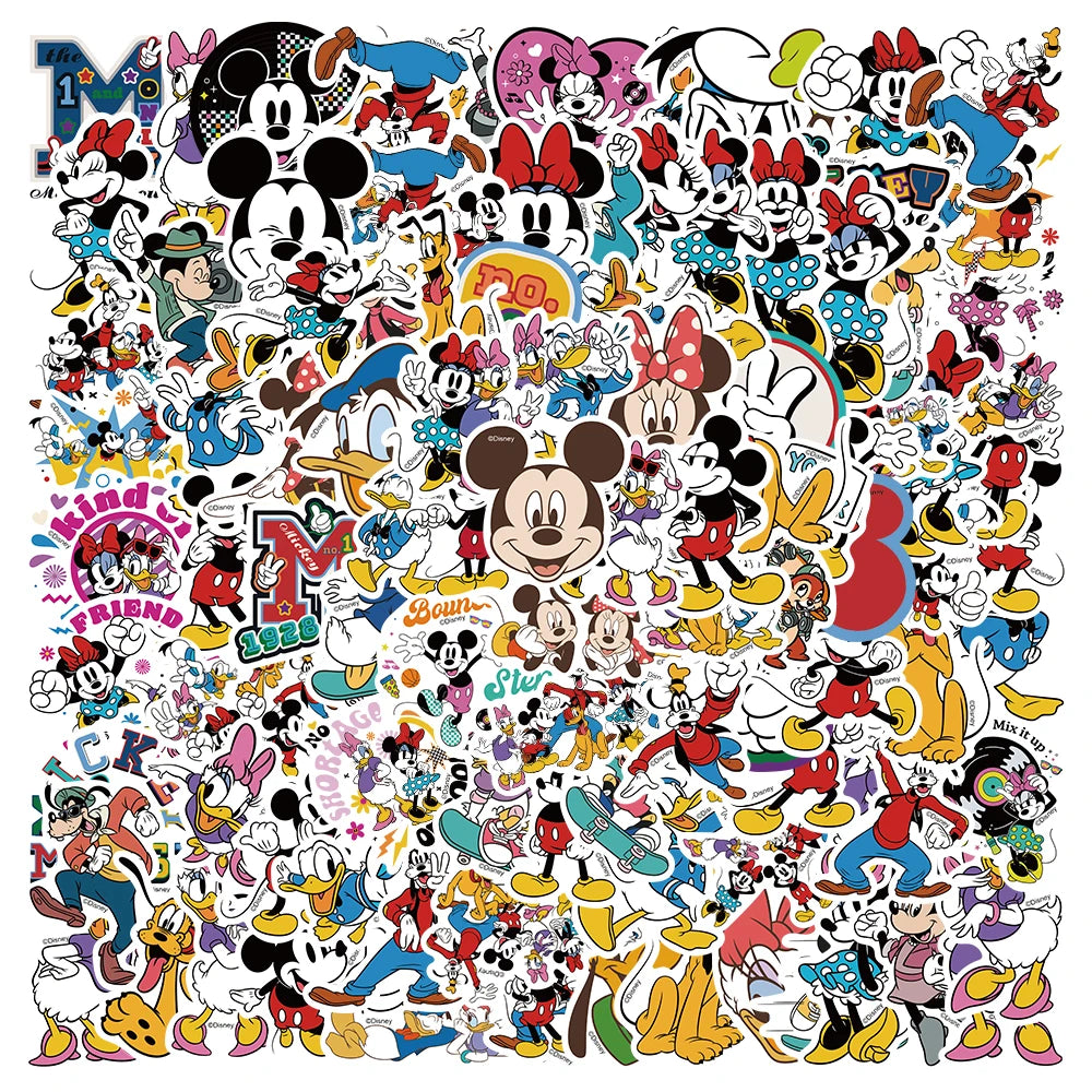 Mickey Mouse Minnie Mouse Pluto Mystery Sticker Sets