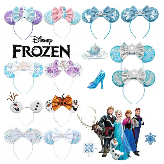 Frozen Elsa Anna Olaf Mickey Ears For Adults Headband Hair Accessory