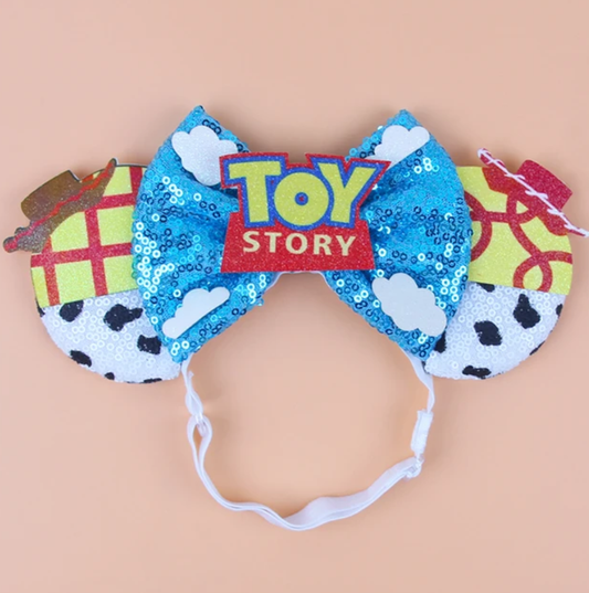 Toy Story Disney Mouse Ears Adjustable Elastic Headband For Babies, Kids, And Adults