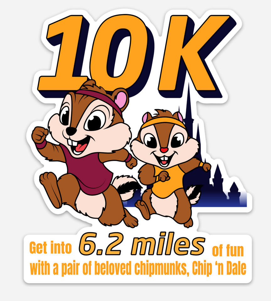 Chip And Dale 10K Disney Magnet