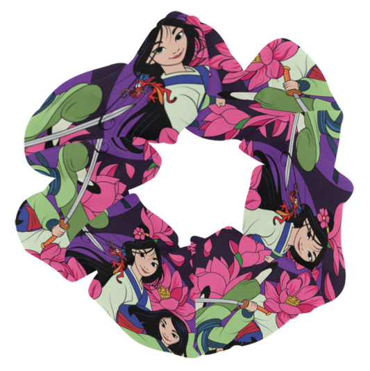 Disney Mulan Blooming Flowers Hair Scrunchie