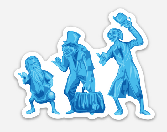Hitchhiking Ghosts Disney Sticker