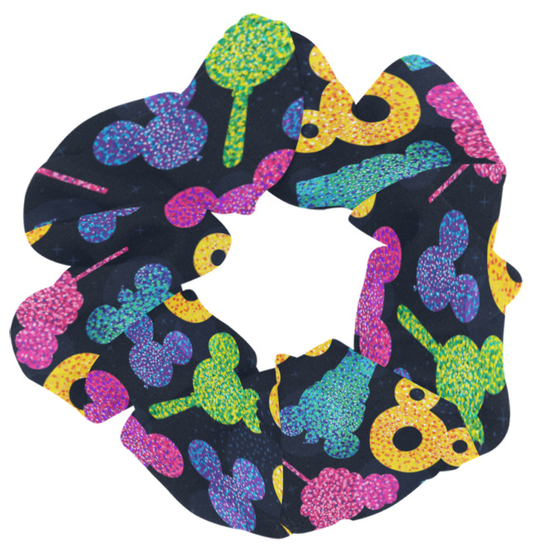 Glitter Park Snacks Hair Scrunchie