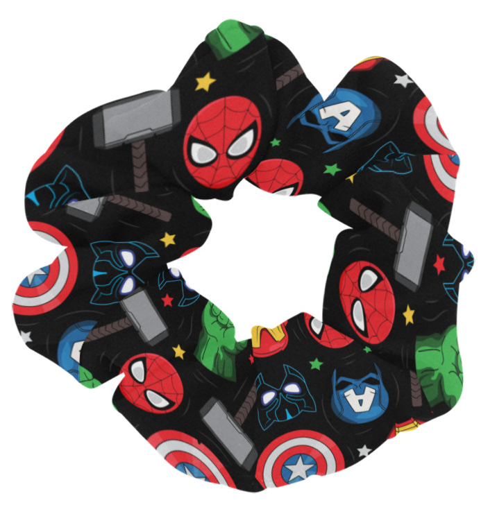 Super Heroes Hair Scrunchie