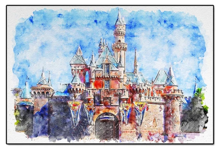 Disney Magic Kingdom Canvas Wall Poster