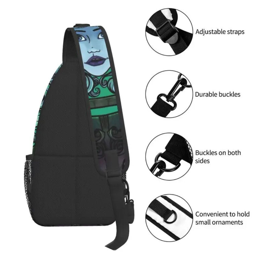 Haunted Mansion Hitchhiking Ghosts Disney Sling Shoulder Bag