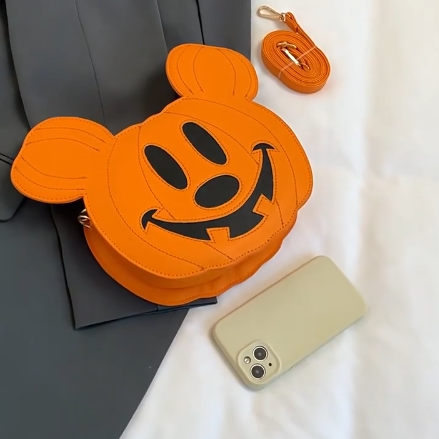Disney Mickey Halloween Pumpkin Shoulder Bag