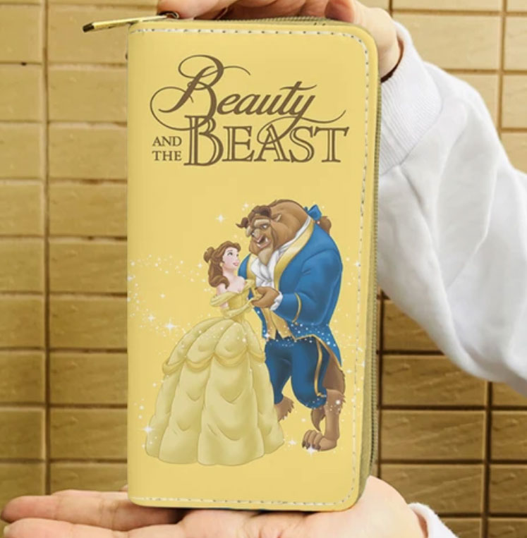 Disney Beauty And The Beast Yellow Wallet