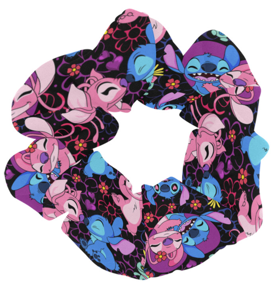 Disney Lilo And Stitch Angel Besties Hair Scrunchie