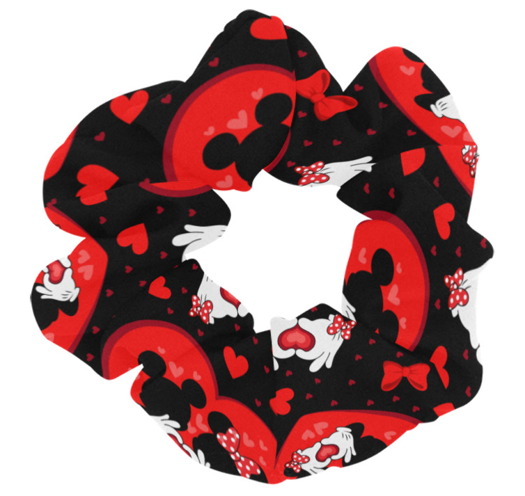 Valentine's Day Lovers Hair Scrunchie