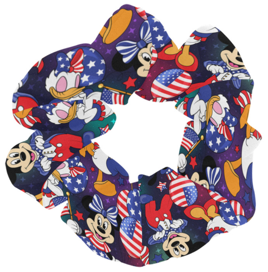 Disney America Hair Scrunchie