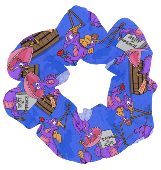 Haunted Mansion Figment Hair Scrunchie