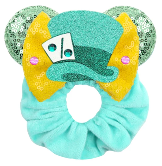 Disney Alice In Wonderland Mad Hatter Scrunchie