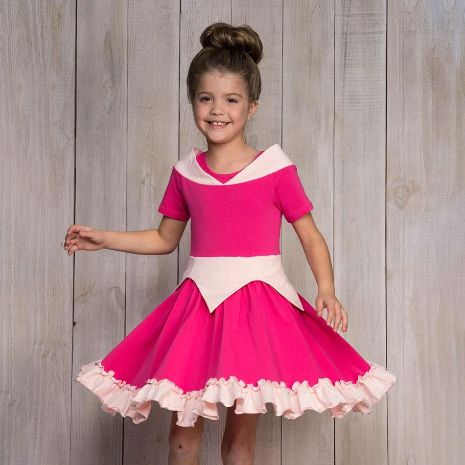 Aurora Sleeping Beauty Girl's Character Dress