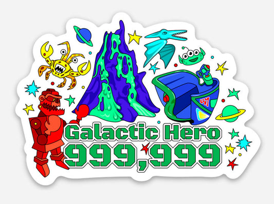 Galactic Hero Disney Sticker