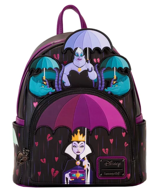 Disney Villains Curse Your Hearts Mini Backpack Ursula Maleficent