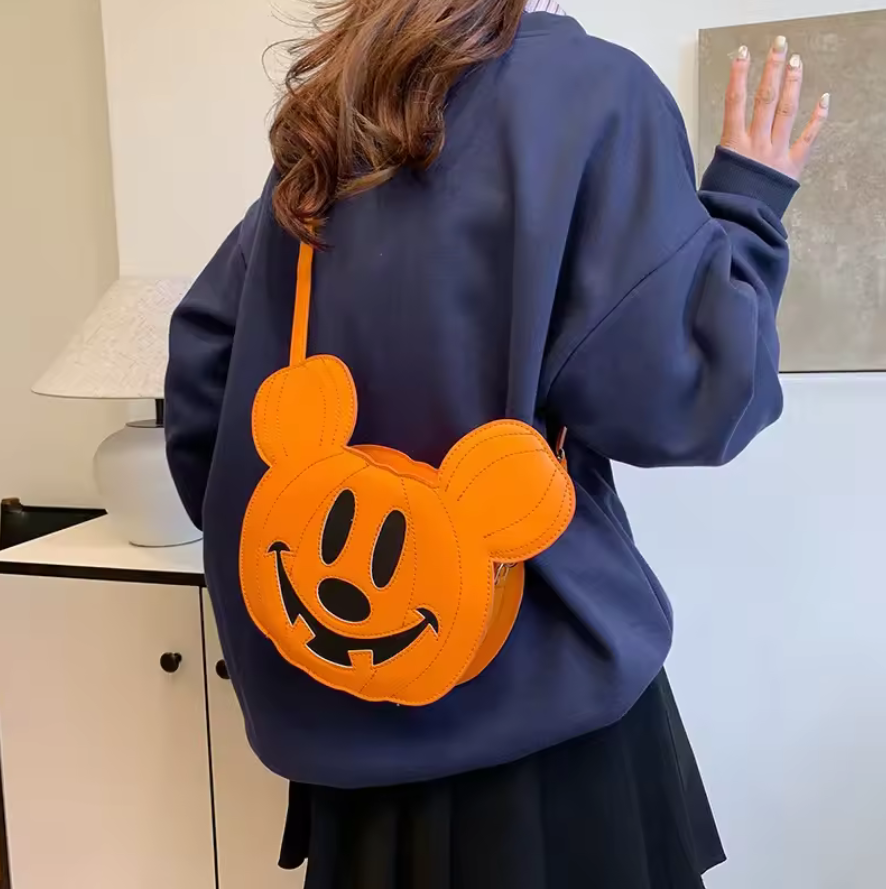 Disney Mickey Halloween Pumpkin Shoulder Bag