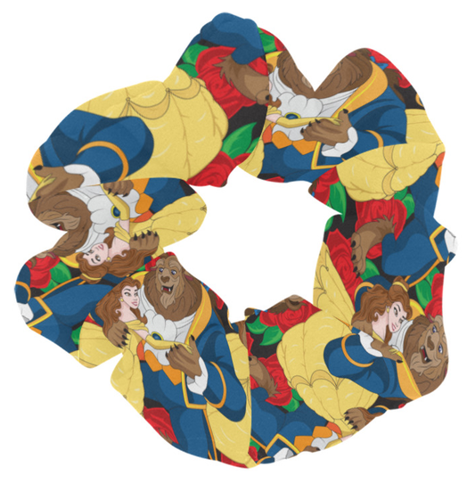 Beauty And The Beast Dancing Beauty Hair Scrunchie