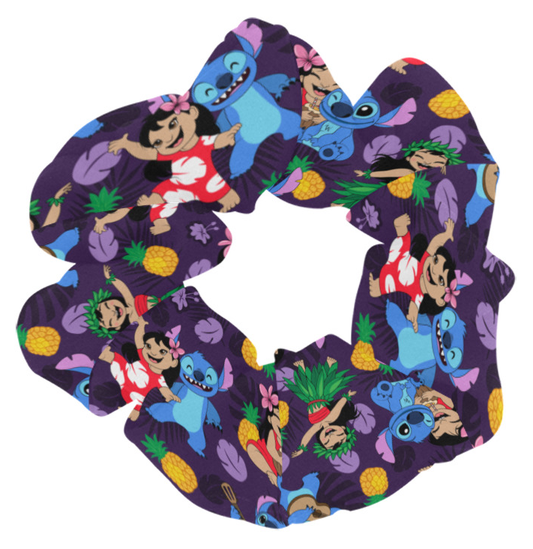 Disney Lilo And Stitch Island Friends Hair Scrunchie