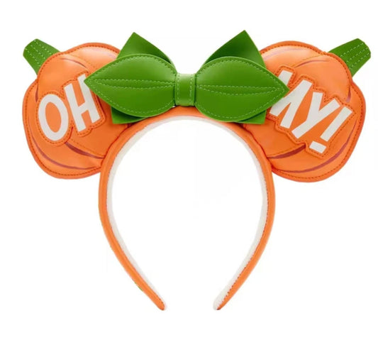 Mickey Oh My Halloween Pumpkins Disney Mickey Ears For Adults Headband Hair Accessory
