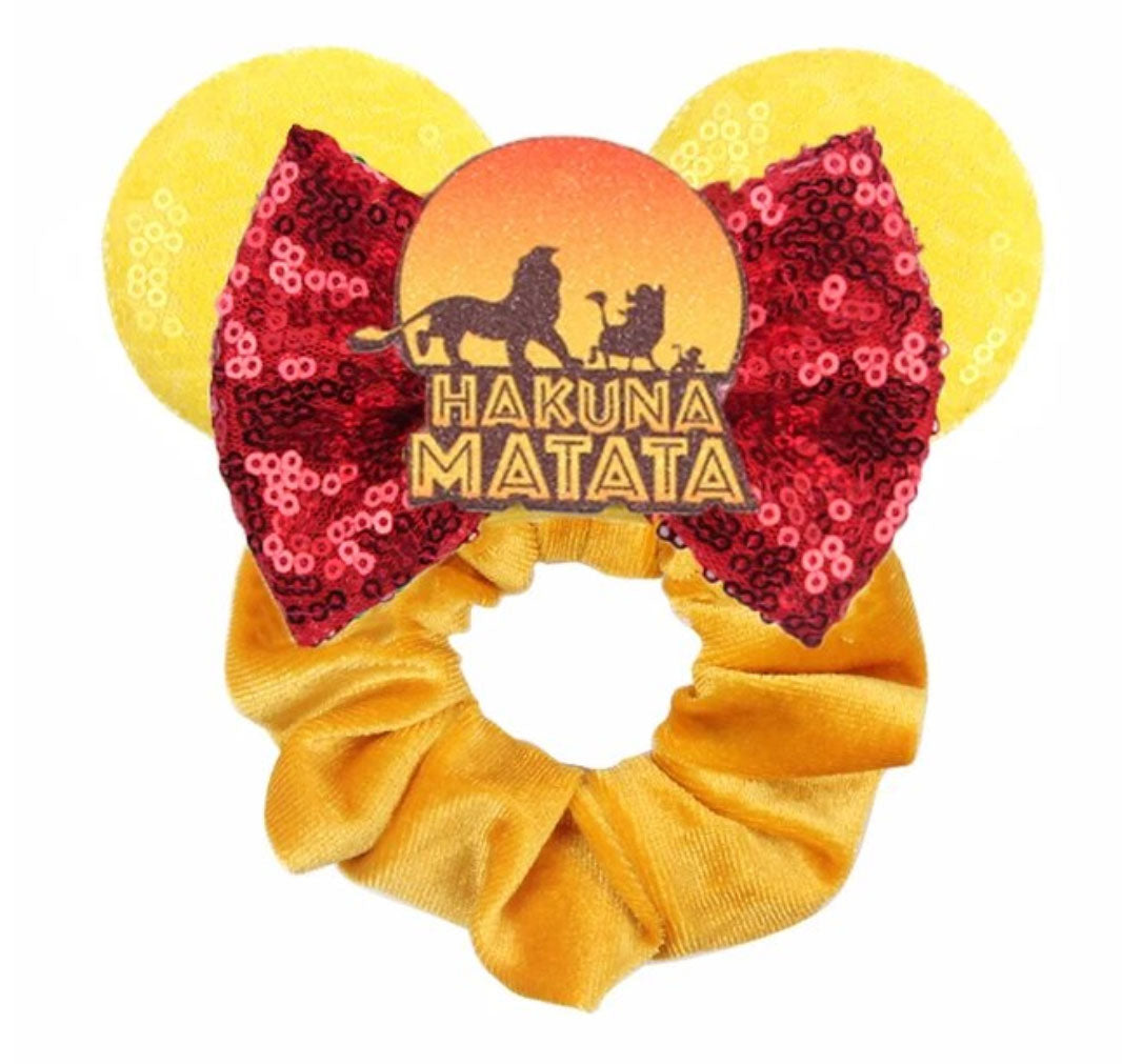 Disney Lion King Hakuna Matata Scrunchie