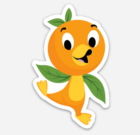 Orange Bird Disney Sticker