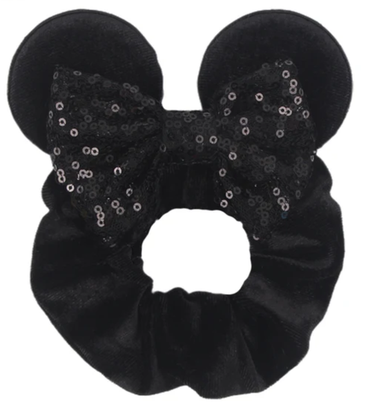 Black Ears Scrunchie