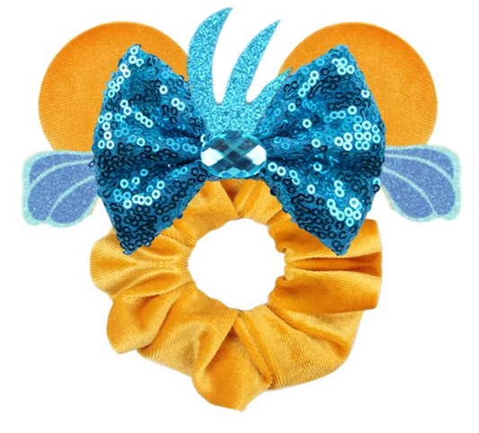 Disney Little Mermaid Flounder Scrunchie