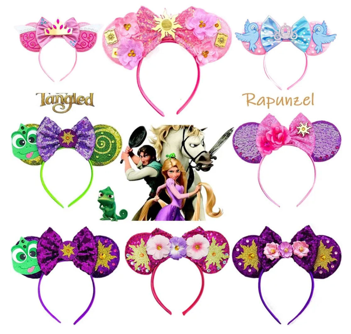 Tangled Rapunzel Disney Mickey Ears For Adults Headband Hair Accessory