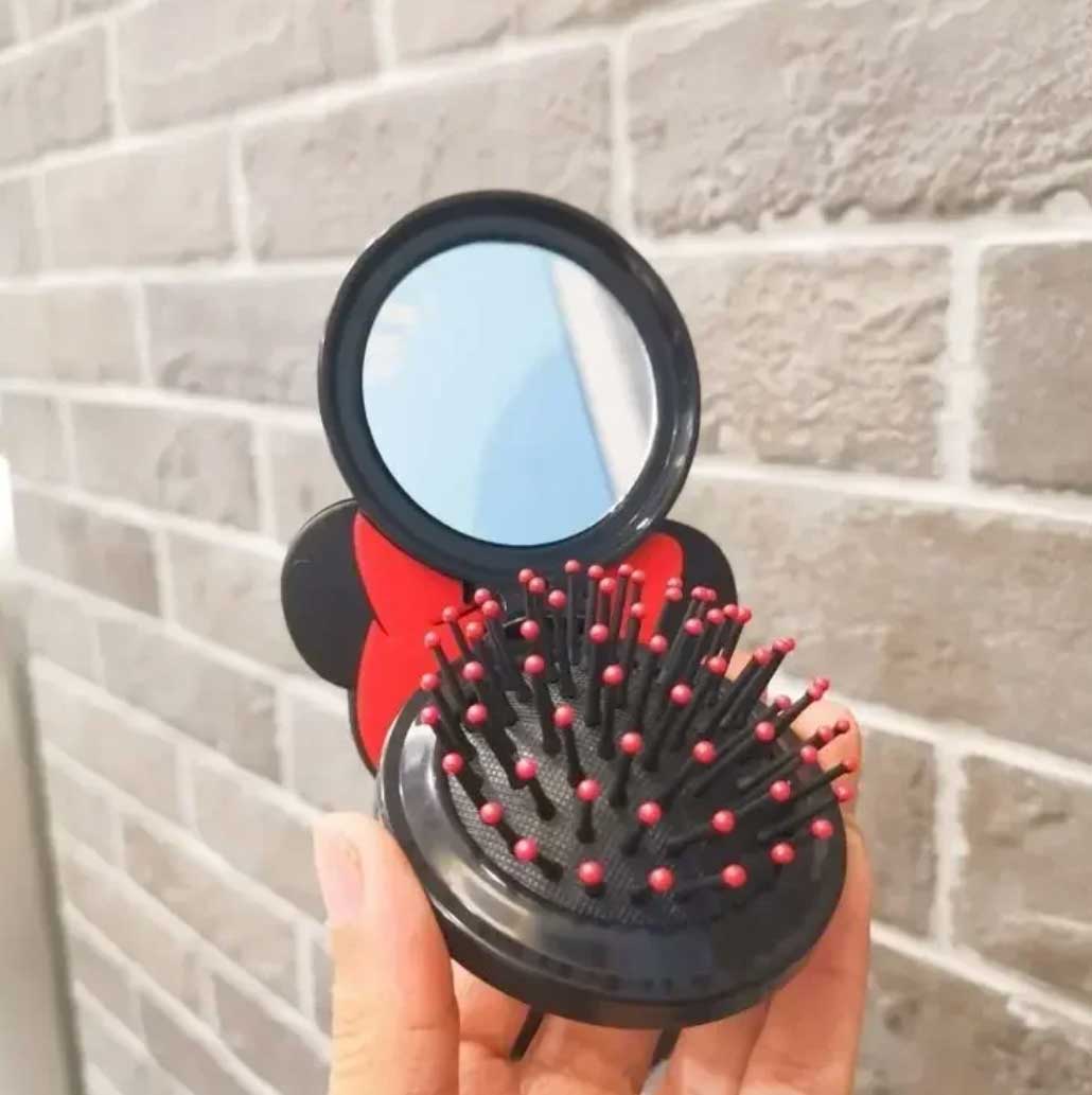 Minnie Mouse Comb And Makeup Mirror