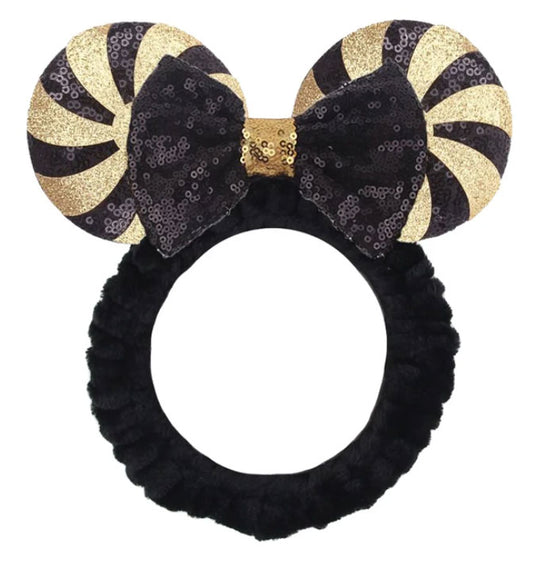 Disney Gold Pinwheels Headband Ears