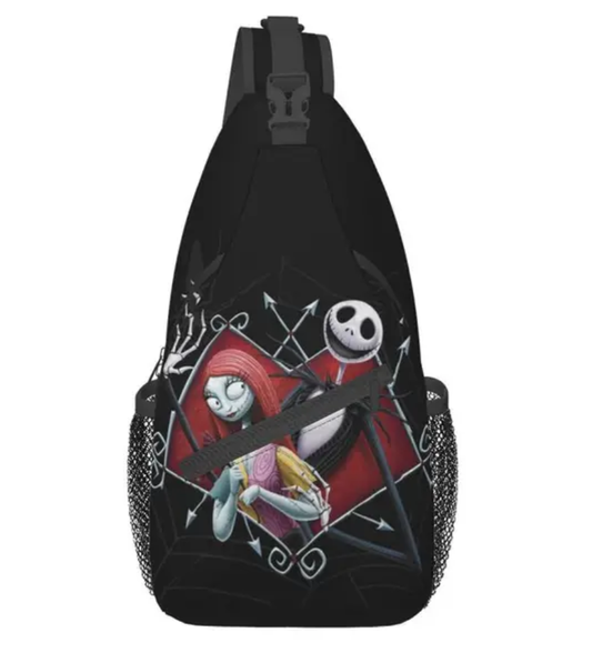 Nightmare Before Christmas Jack And Sally Disney Sling Shoulder Bag