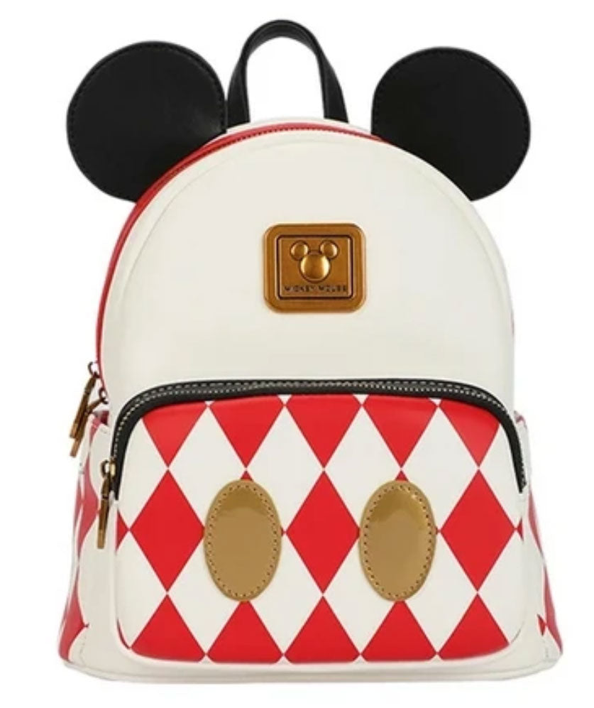 Disney Mickey Mouse Checkered Backpack