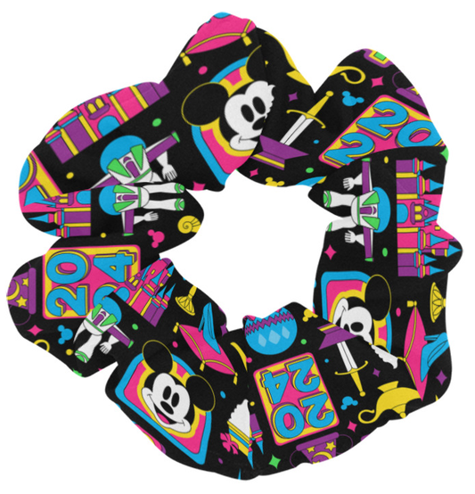 Disney 2024 Dark Hair Scrunchie