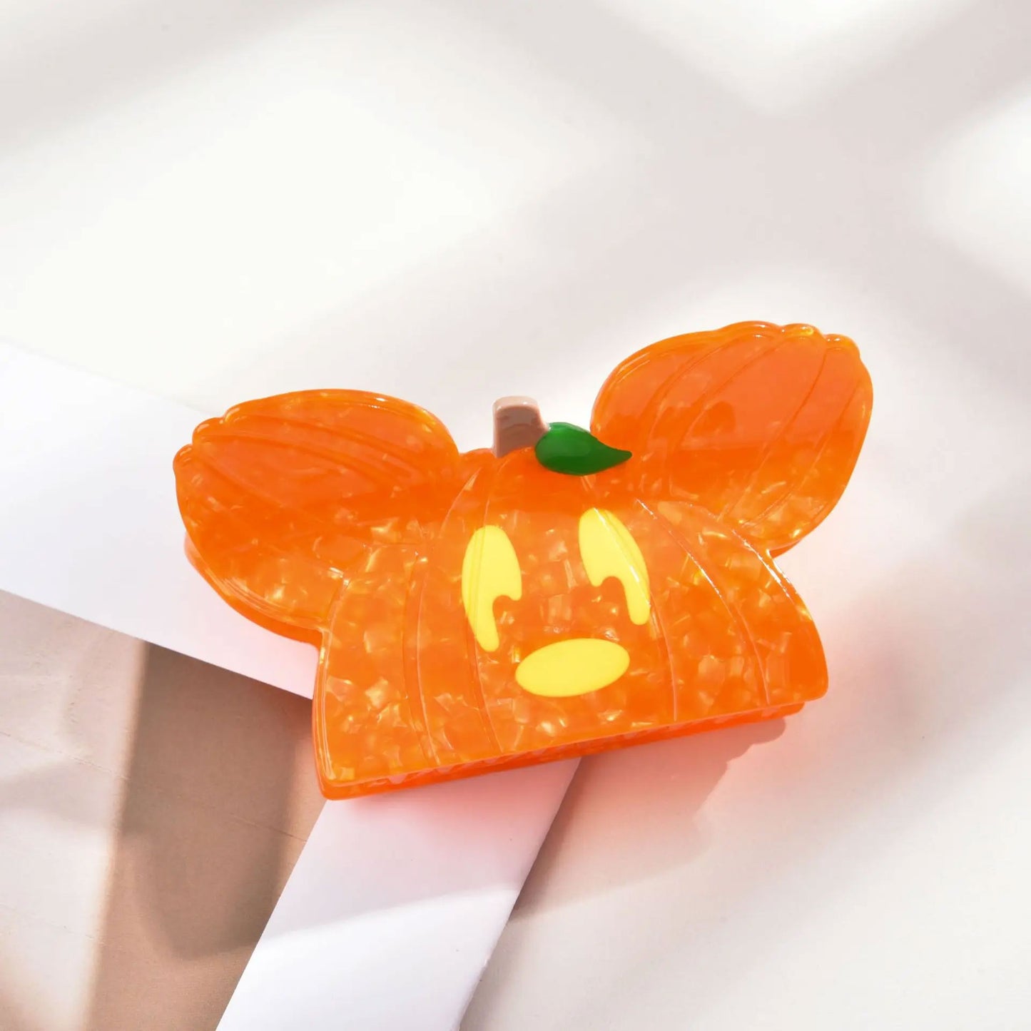 Disney Mickey Halloween Pumpkin Hair Claw Hair Clip