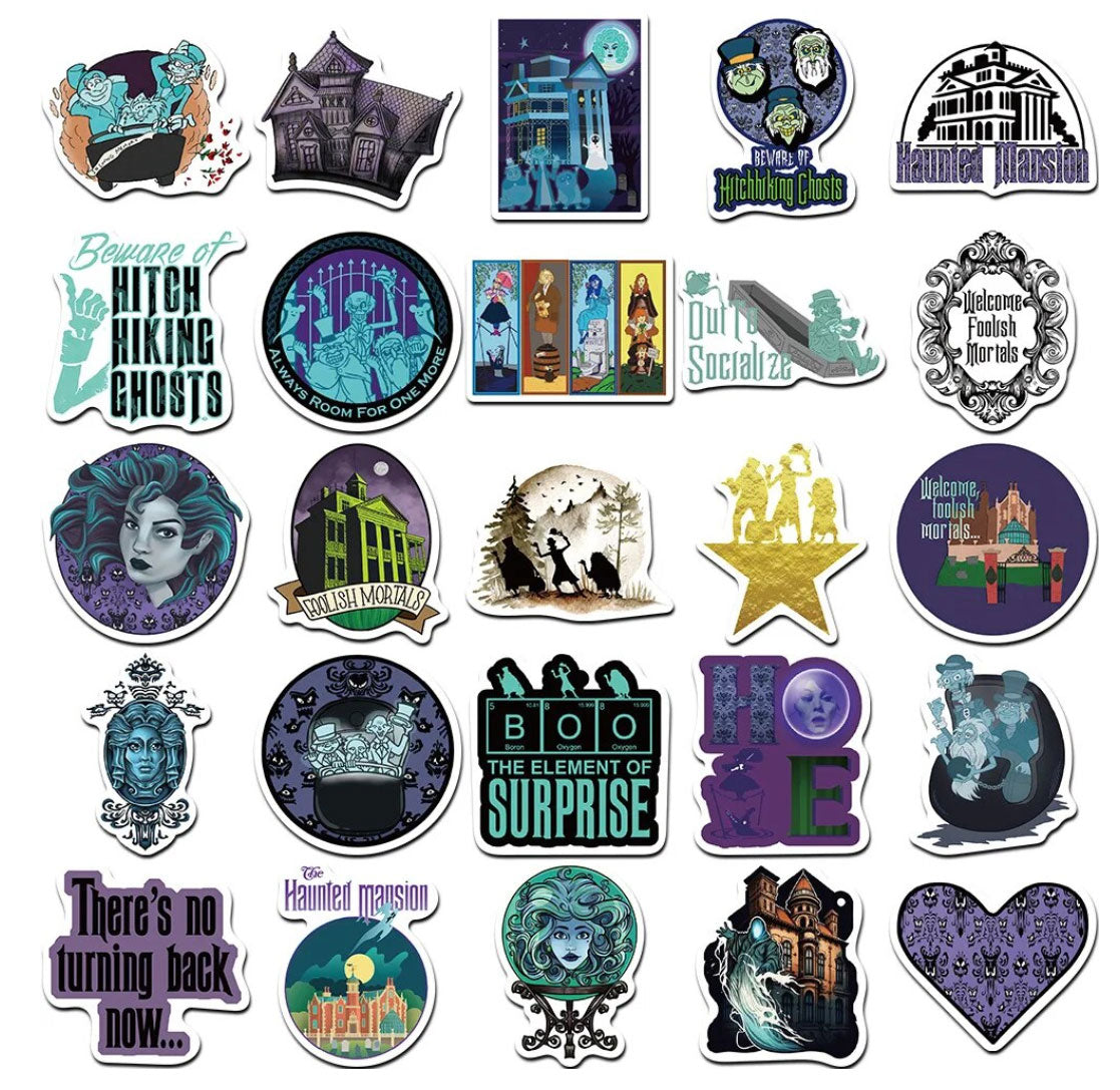 Haunted Mansion Mystery Sticker Sets