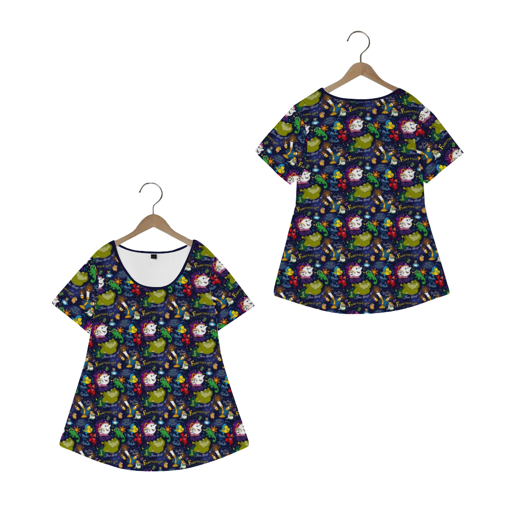 Sidekicks Women's Crew Neck Loose Tunic