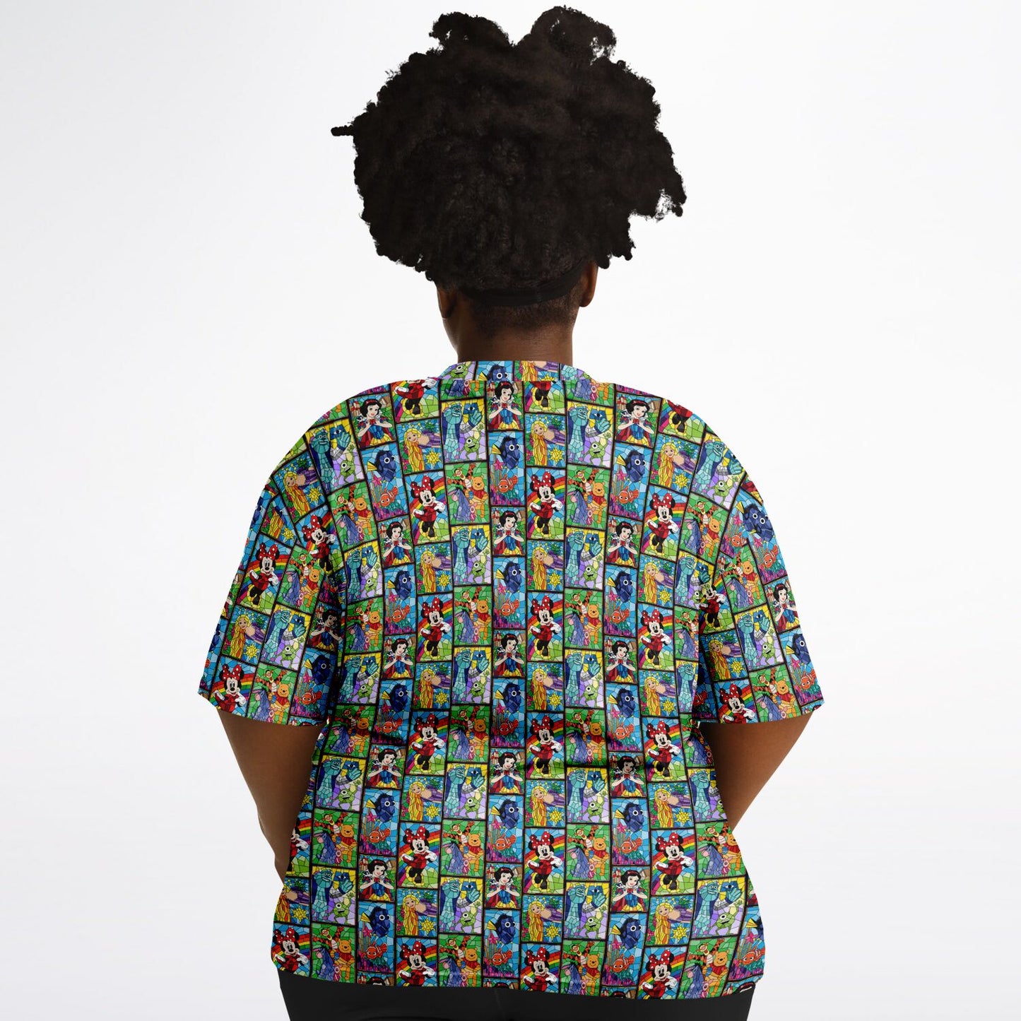 Stained Glass Characters Unisex Plus-size T-Shirt