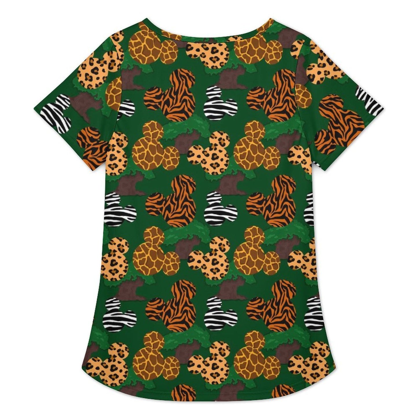 Animal Prints Women's Crew Neck Tunic - Ambrie