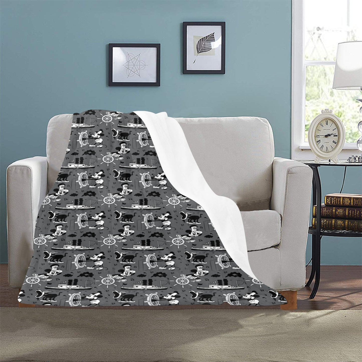 Steamboat Mickey Ultra-Soft Micro Fleece Blanket 32"x48"