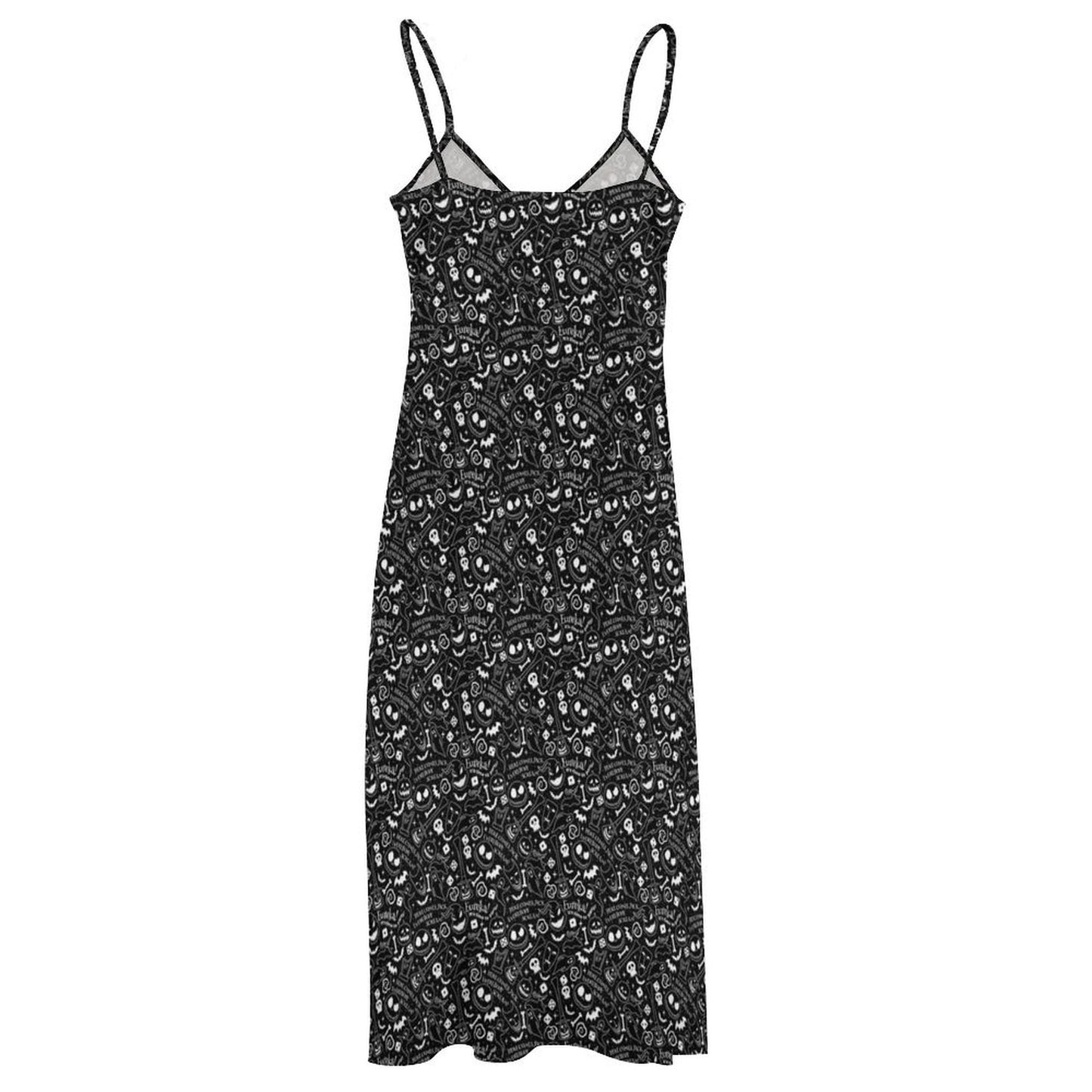 Disney Nightmare Before Christmas Everybody Scream Women's Summer Slip Long Dress